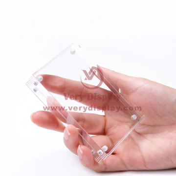 Porte-étiquette de prix en plexiglas acrylique