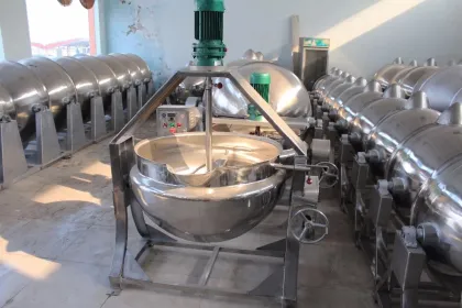 Electric jacketed kettle machine