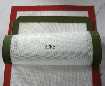 Silicone fiberglass rolling mat