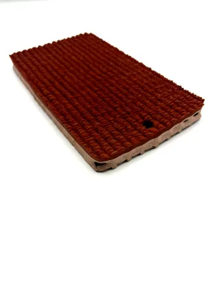 Anti-nailing prefabricated rubber track and field