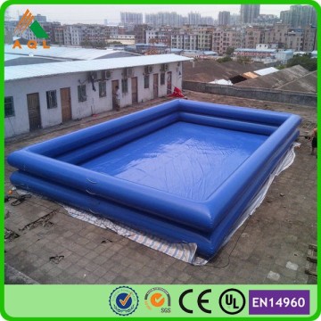 Dark bule bubble inflatable pool,custom inflatable pool toys,inflatale square swimming pool