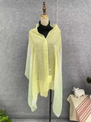 Colorful Favorable 100% Pure Linen Fiber Flax Shawl
