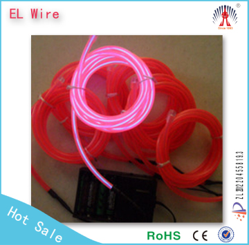 scene decorative el wire/el wire roll/5mm diameter costume el wire