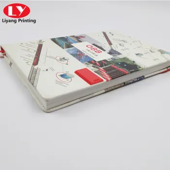 School Children Notebook with CMYK Elastic Belt