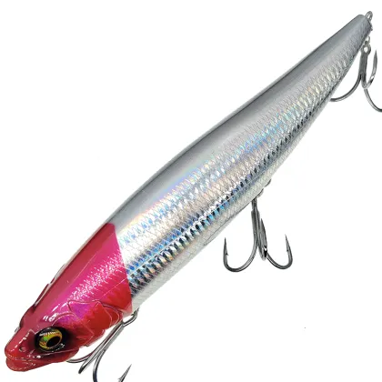 225mm 27g Floating Treble Hook Big Game Top Water Pencil Z Dog Saltwater Sea Plastic Fishing Lure