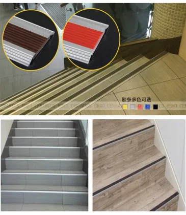 Ebro ceramic aluminium stair tile corner trims ceramic tiles trims