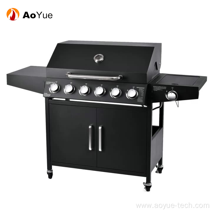 6 Burner BBQ Propane Gas Grill