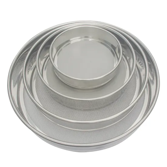 Sieve Analysis with 200mm Stainless Steel Sieve 125 Micron