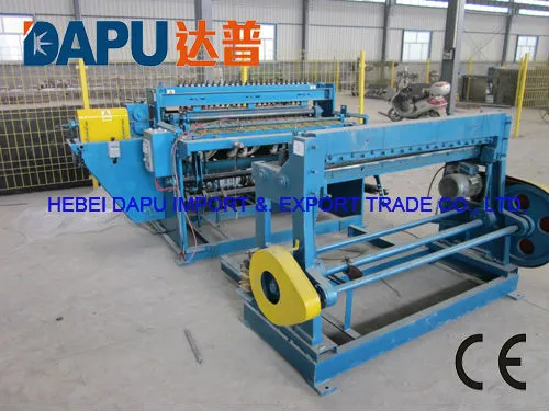 Concrete reinforcing mesh welding machine