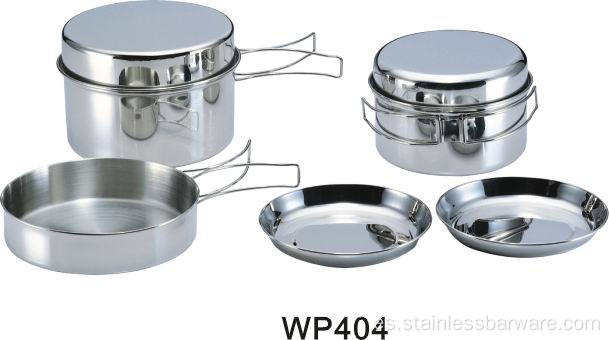 Acero inoxidable GSI Outdoors Camper Cookset