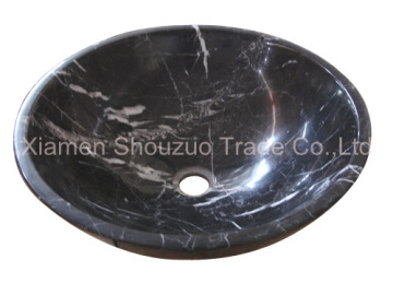 Black Marquina Marble Basin