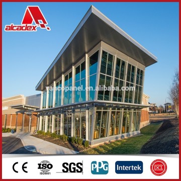 aluminum composit panel,exterior facade cladding,sandwiched panels