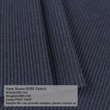 Benutzerdefinierte farbige Polyester -Stretchrippenstoff für Winterkleidung