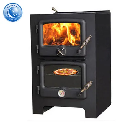 Direct Vent Wood Heating Kitchen Stove