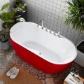 Air Massage Freestanding Tub Hydrotherapy Trendy Style Freestanding Sitting Large Bathtub