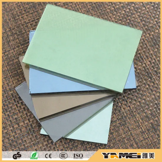 F-green reflective glass with good price CE ISO certificate for windows