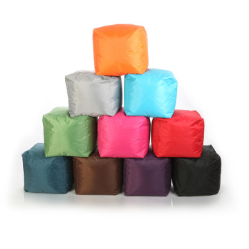 Hot Selling Square Pouf Ottoman Stool Bean Bag