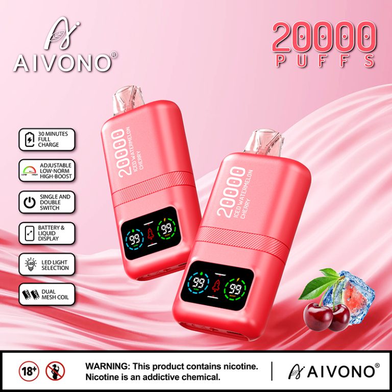 Aivono-Aim-Magic-20000-20K-Puff-Salt-Nic-Vape-Pen-Adjustable-Airflow-Disposable-Vape-with-Iced-Watermelon-Cherry-Flavor-in-EU-Vape-Shop-768x768