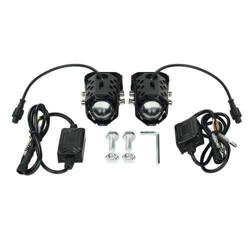 HJG Dual Mini LED Fog liuhjg motorcycle auxiliary Driving lights led motorbike spotlights