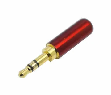 Hot sale 3.5mm stereo audio plug headphone plug with colorful housing