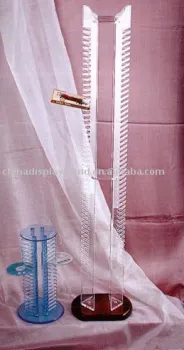 plexiglass CD rack holder floor display