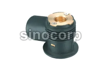 Brass Plumbing Fitting with Plastic Shell