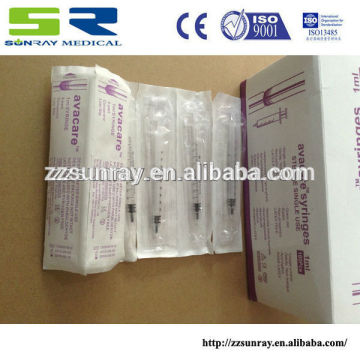 Medical syringe needle for single use
