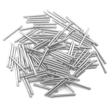 Beg 100pcs Pin Link Band Watch - Bahagian tali keluli tahan karat dengan reka bentuk cawangan bunga 304, diameter 1.0-2.0mm