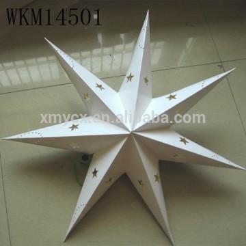 Party decorations home decor white paper star lanterns wholesale