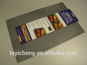 NON STICK PTFE coated glass fiber mesh for BBQ