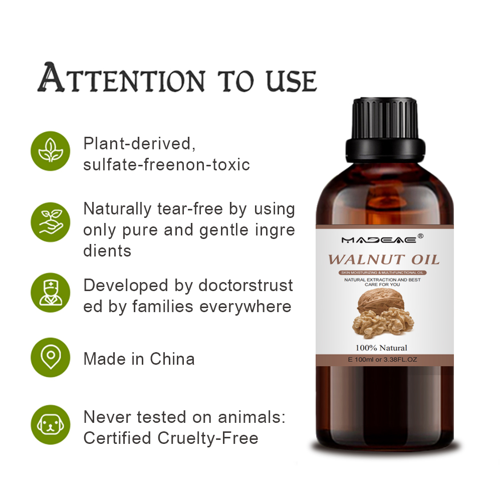 wholesale top natural walnut oil increase memory haircare