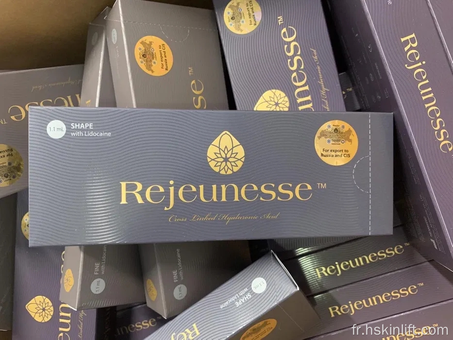 24 mg 1.1 ml Rejeunesse Remplissage de la peau Remplissage Lèvres