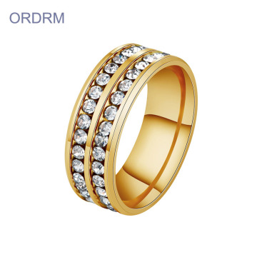 Wholesale 14k Gold Plated Cubic Zirconia Rings Jewelry