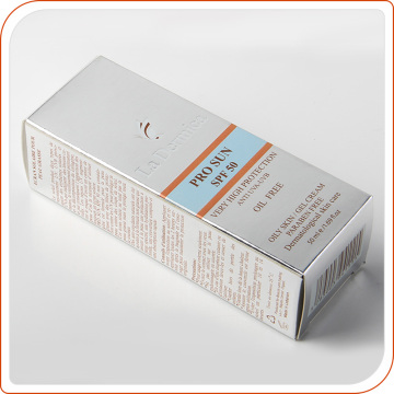 Custom cardboard paper packaging box with debossing and printing logo