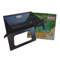 Folded homemade stainless steel charcoal bbq grills