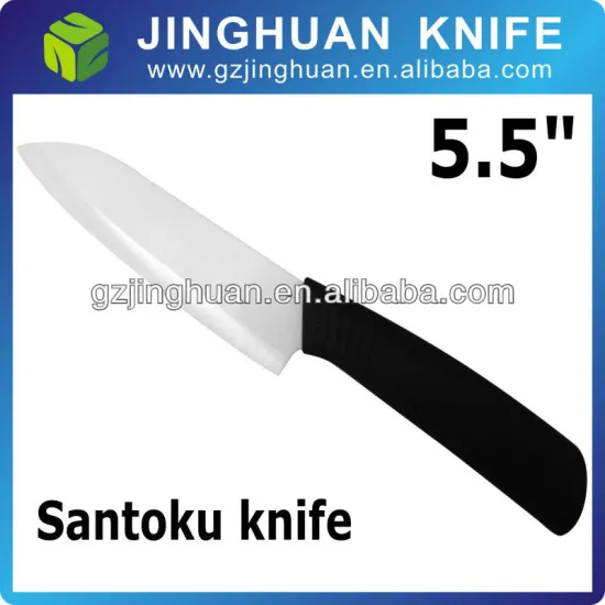 5.5 inch white Blade santoku Knife