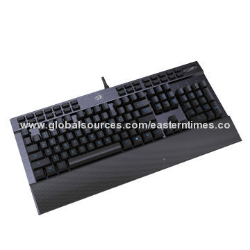 Mechanical Gaming Keyboard with 12 Programmable Buttons, Switchable Backlighting Area