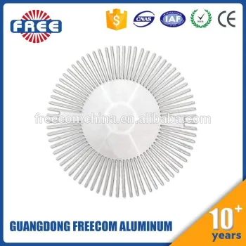 Custom solid round aluminum heat sink extrusion LED aluminum profile