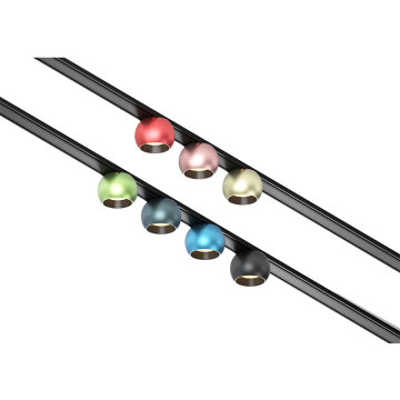 Ultra Thin 15W COB LED Track Spotlight - MG26 220V Round DOB Slim Rail Mini LED Light