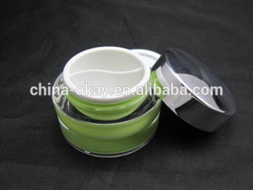 Cosmetic Industrial Use and Plastic Material Unique Cream Jar for 15G