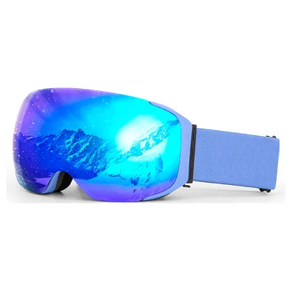 Best Selling Custom Magnetic Anti-Fog OEM ODM Snow Ski Goggles with UV400 Protection