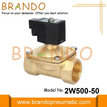 2'' Electric Brass Solenoid Valve Water 24V DC