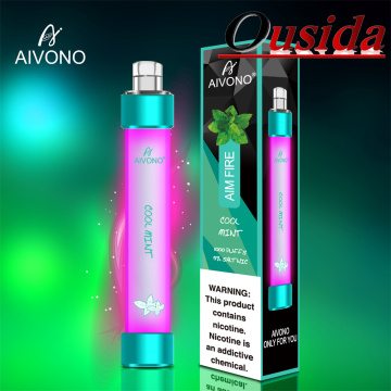 Custom Brand 1000 Puffs Aim Light Disposable Vape