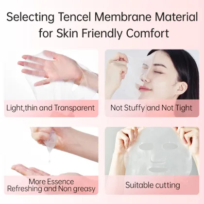 MASK FAMILY Rose Hydrating and Brightening Facial Mask