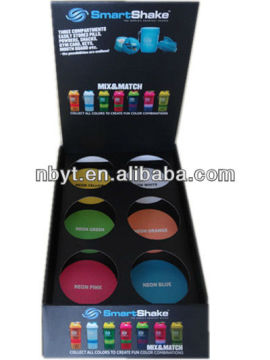 2013 VENDITA CALDA Piccola scatola di visualizzazione ondulata di nuova progettazione con laminazione lucida e UV, produttore