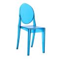 Modern crystal pc plastic dining ghost party chair