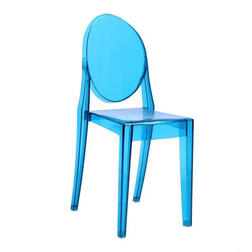 Modern crystal pc plastic dining ghost party chair