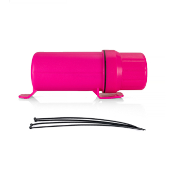 Pink Waterproof Tool Storage Tube for Raincoat and Manuals