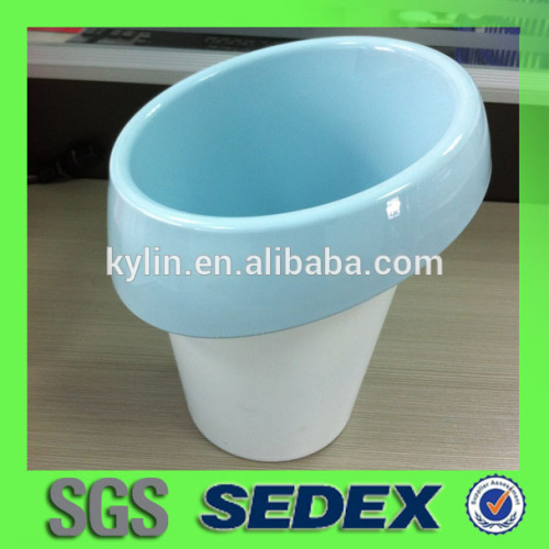 promotion plastic ice bucket/fashional plastic ice bucket with custom logo printing /food standard ice bucket
