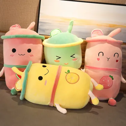 Boba Milk Tea Plush Pillow